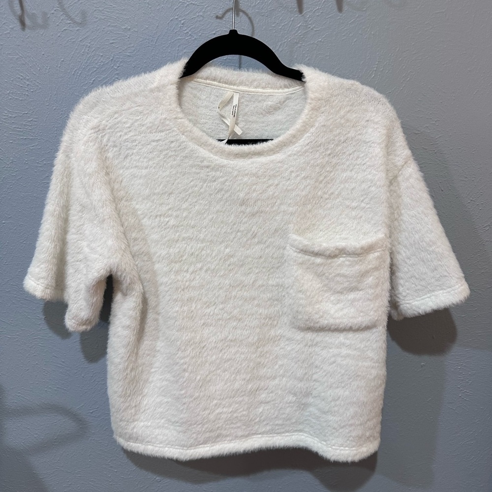 Anthropologie Fuzzy Sweater Shirt